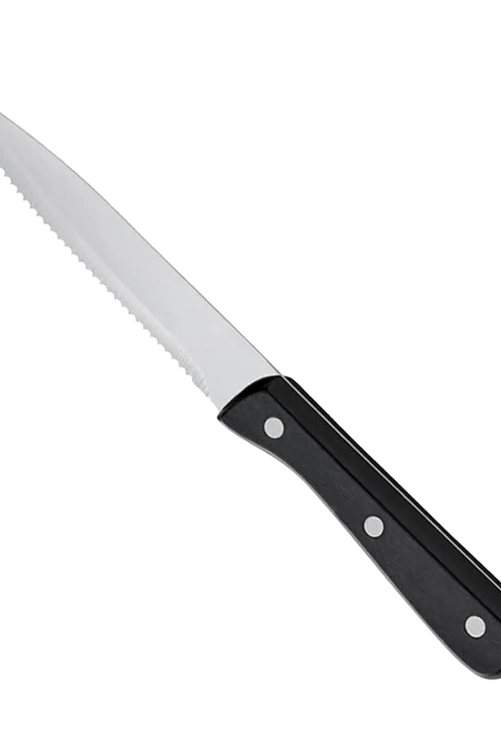 KH Kharve® Bakelite Black Handle Steak Knife Stainless Steel - TEM IMPORTS™