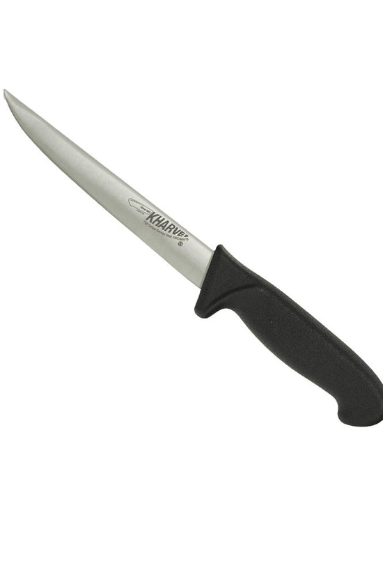 KH Kharve® Boning Knife Straight & Wide Blade 150mm - Black - TEM IMPORTS™