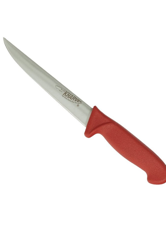 KH Kharve® Boning Knife Straight & Wide Blade 150mm - Red - TEM IMPORTS™