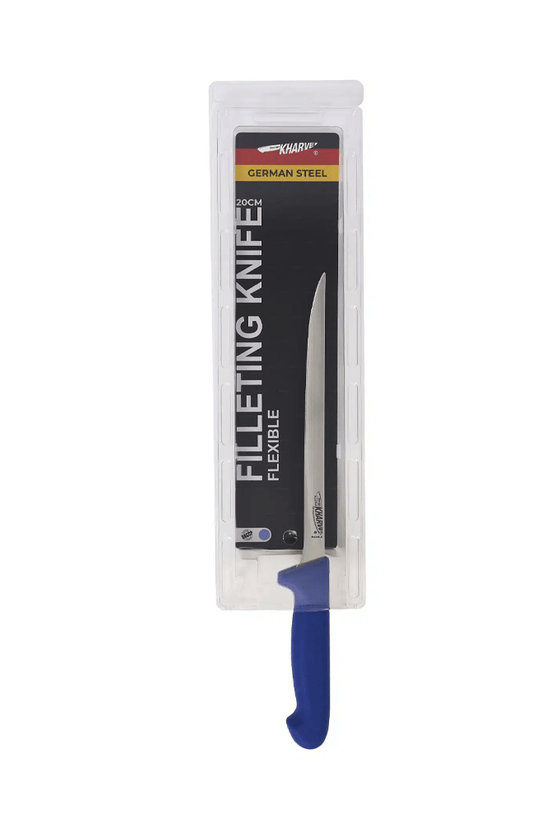 KH Kharve® Filleting Knife Flexible Blue 20cm - TEM IMPORTS™