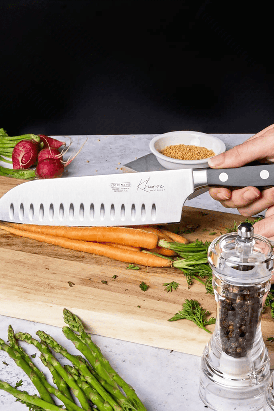 KH Kharve® Master - Cut 18cm Santoku Knife - TEM IMPORTS™