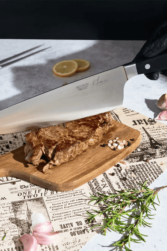 KH Kharve® Master - Cut 25cm Cooks Knife Wide Blade - TEM IMPORTS™