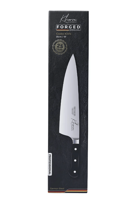 KH Kharve® Master - Cut 25cm Cooks Knife Wide Blade - TEM IMPORTS™