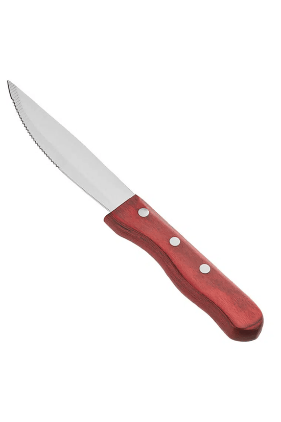 KH Kharve® Pakkawood Jumbo Steak Knife Red - TEM IMPORTS™