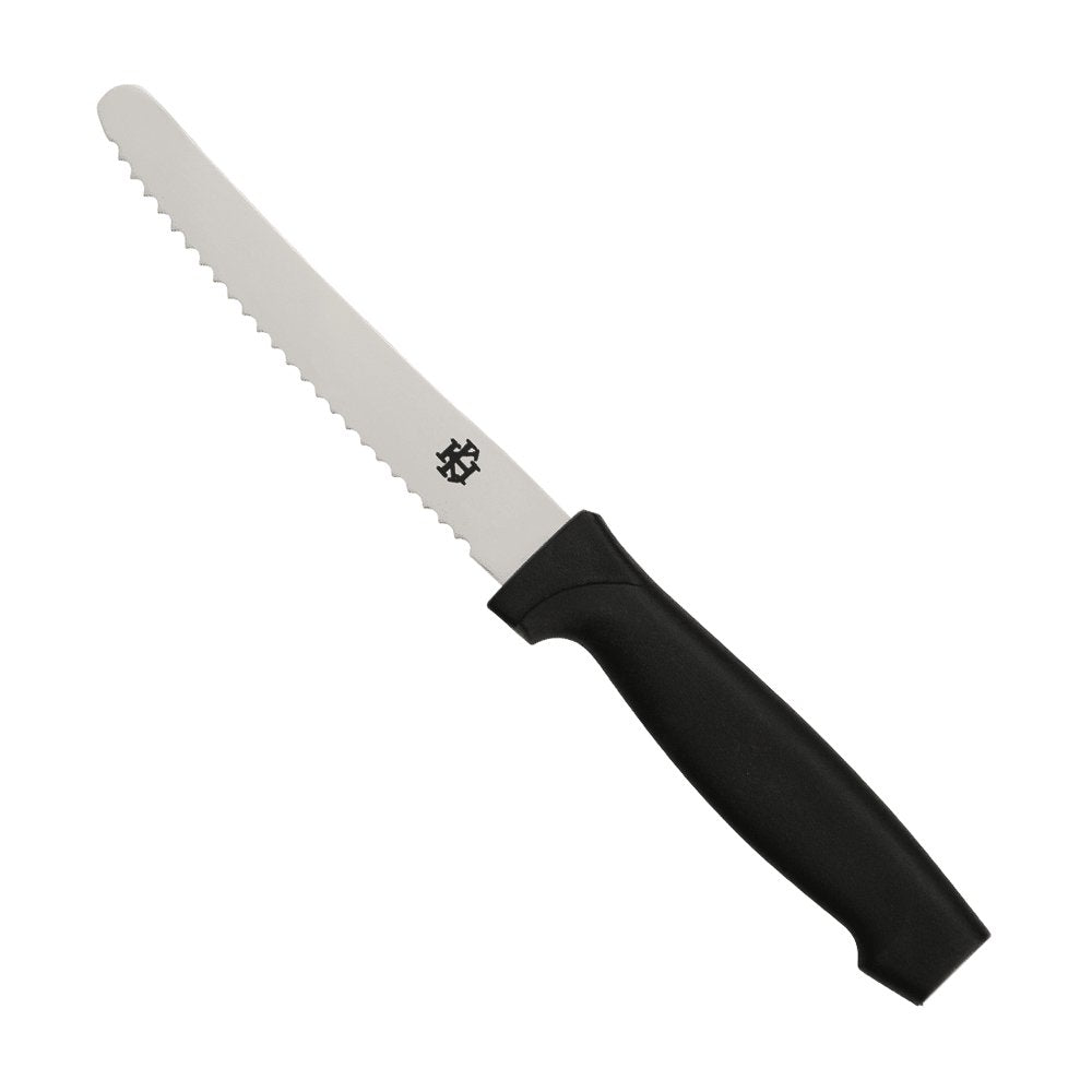 KH Kharve® Round Tip Black Steak Knife Stainless Steel - TEM IMPORTS™