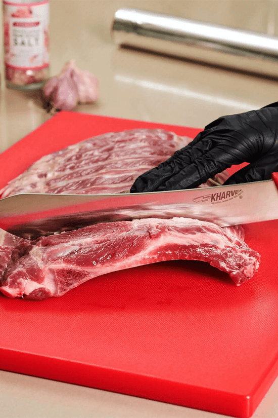 KH Kharve® Straight Butcher Knife 25cm - TEM IMPORTS™
