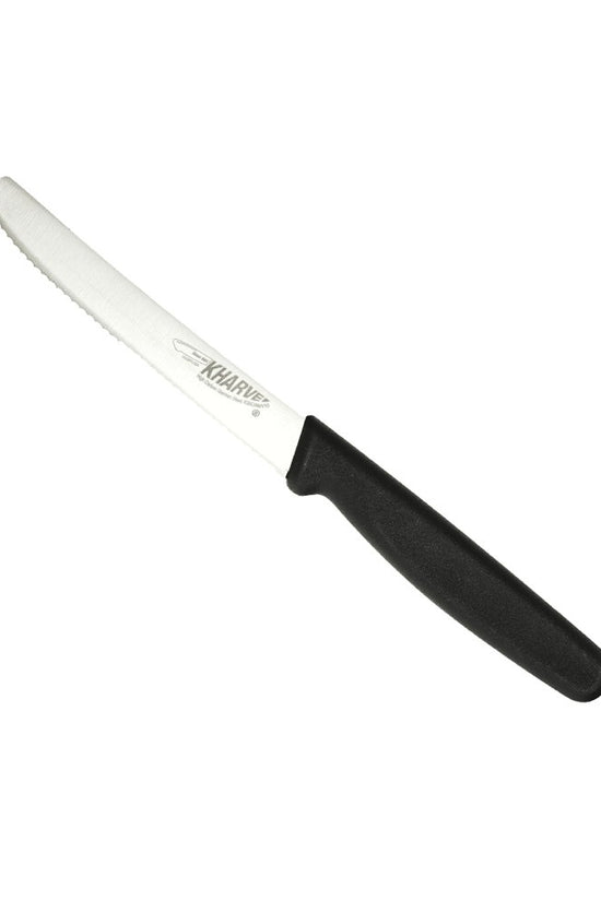 KH Kharve® Utility Knife Serrated 100mm - Black - TEM IMPORTS™
