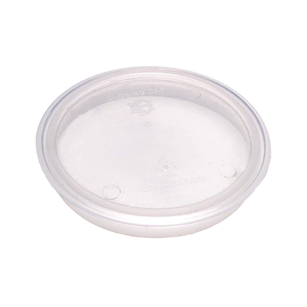 KH Large Clear Closing Cap  #6 - 12/CTN