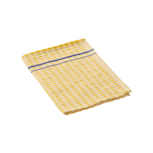 KH Megachef® Checked Teatowel 50cmx70cm - Yellow (Pack of 12) - TEM IMPORTS™