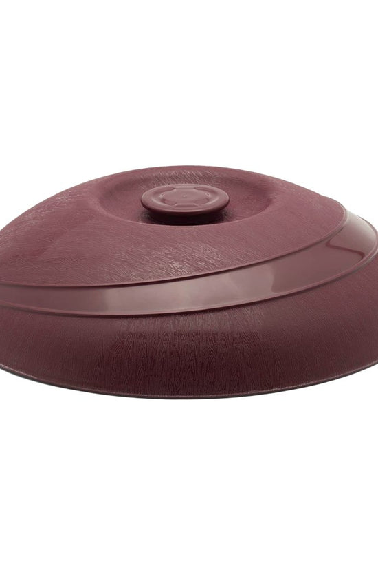 KH Moderne Plate Cover Insulated Burgundy #31 (Box 12) - TEM IMPORTS™