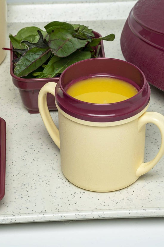 KH Traditional Insulated Double Handle Mug Yellow 250mL #13 (Box 24) - TEM IMPORTS™
