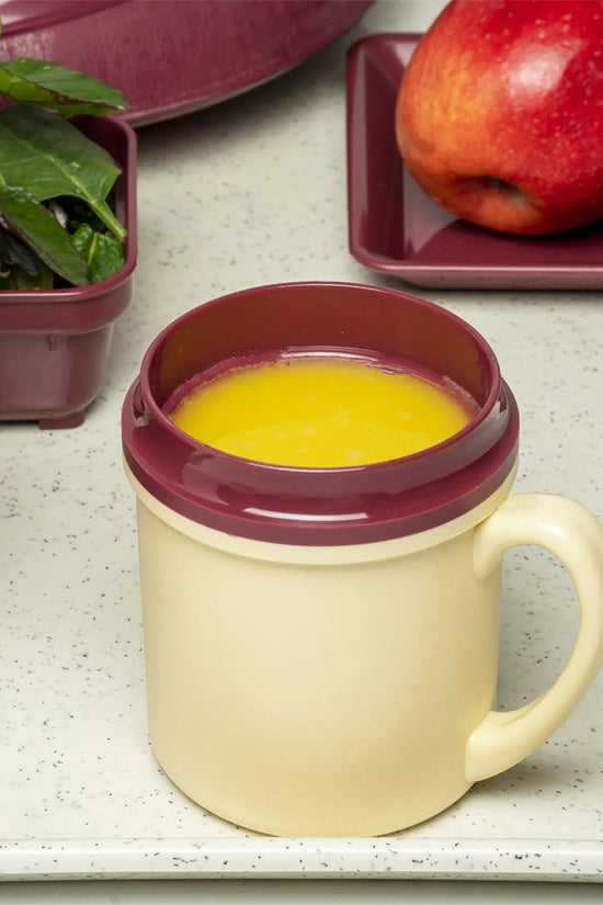 KH Traditional Insulated Single Handle Mug Yellow 250mL #5 (Box 24) - TEM IMPORTS™