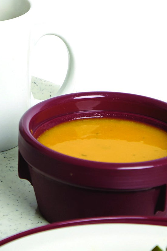 KH Traditional Insulated Soup Bowl 250mL Burgundy #3 (Box 6) - TEM IMPORTS™