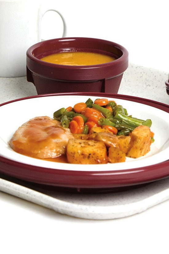 KH Traditional Plate Base Insulated Burgundy #2 (Box 12) - TEM IMPORTS™