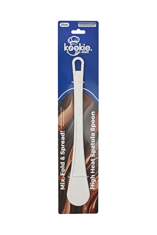 Kookie® High Heat Spatula One - Piece Spoonula - White - TEM IMPORTS™