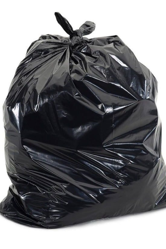 Large 36Ltr Kitchen Office Tidy Bin Liners - Black - TEM IMPORTS™