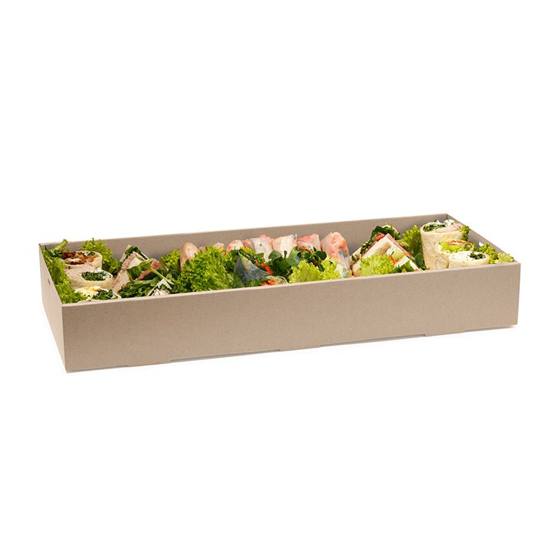 Large BioBoard Catering Tray Base - 50pcs/Ctn - TEM IMPORTS™