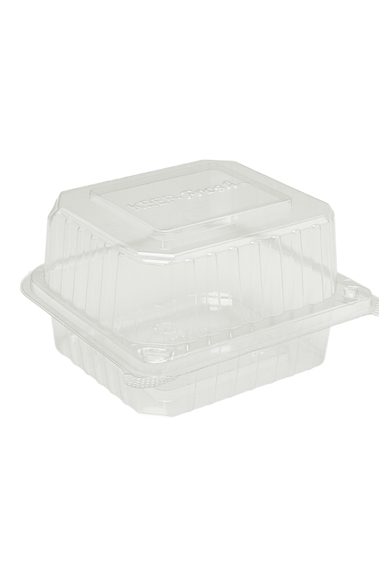Large Burger Box Raised Hinged Lid - 300/CTN - TEM IMPORTS™