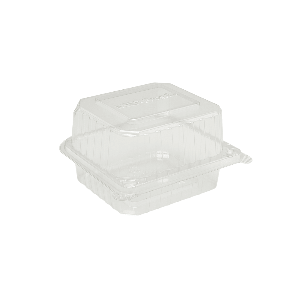 Large Burger Box Raised Hinged Lid - 300/CTN - TEM IMPORTS™