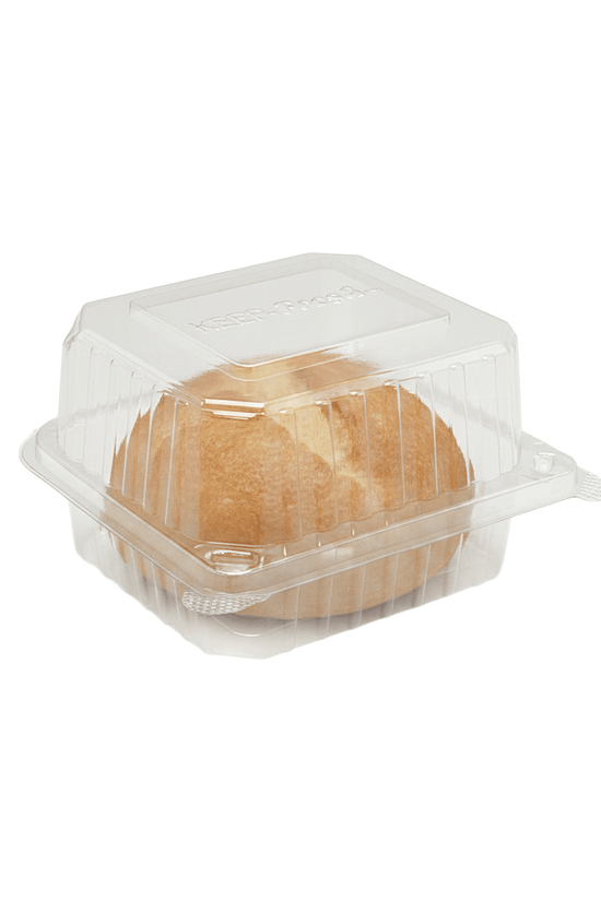 Large Burger Box Raised Hinged Lid - 300/CTN - TEM IMPORTS™