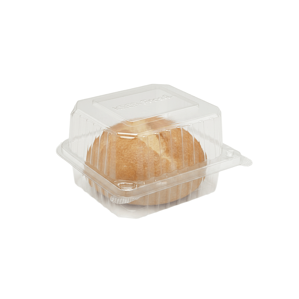 Large Burger Box Raised Hinged Lid - 300/CTN - TEM IMPORTS™
