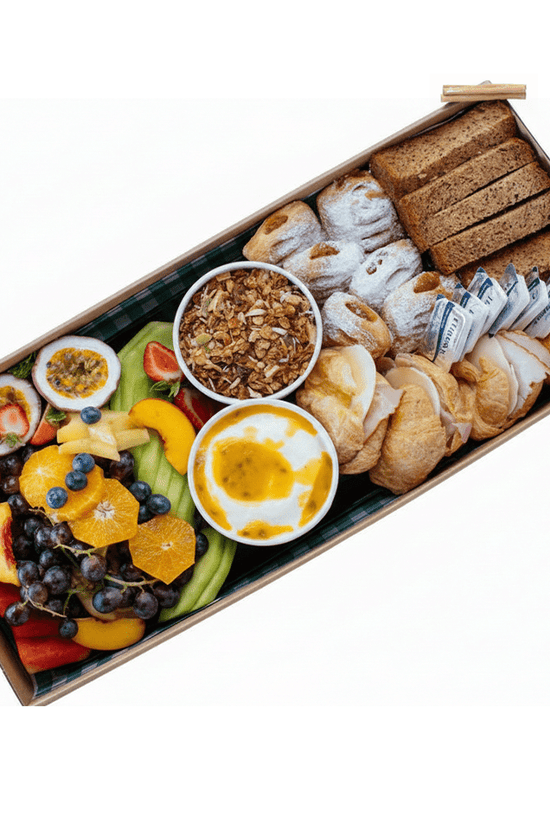 Large Kraft Corrugated Rectangle Catering Tray - 50/CTN - TEM IMPORTS™
