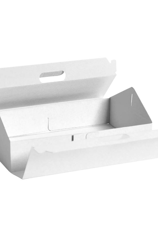 Large Premium Enviro Plain White Carry Tray Box - TEM IMPORTS™