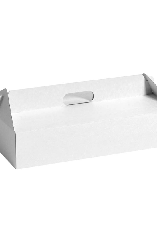 Large Premium Enviro Plain White Carry Tray Box - TEM IMPORTS™