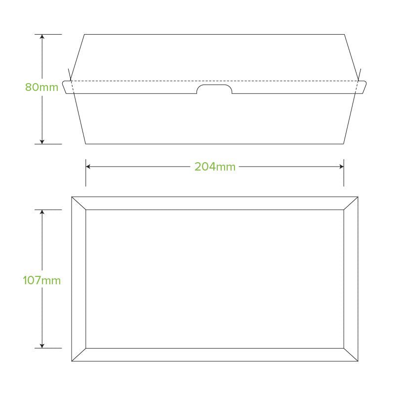 Large Snack BioBoard Kraft Box - 200pcs/Ctn - TEM IMPORTS™