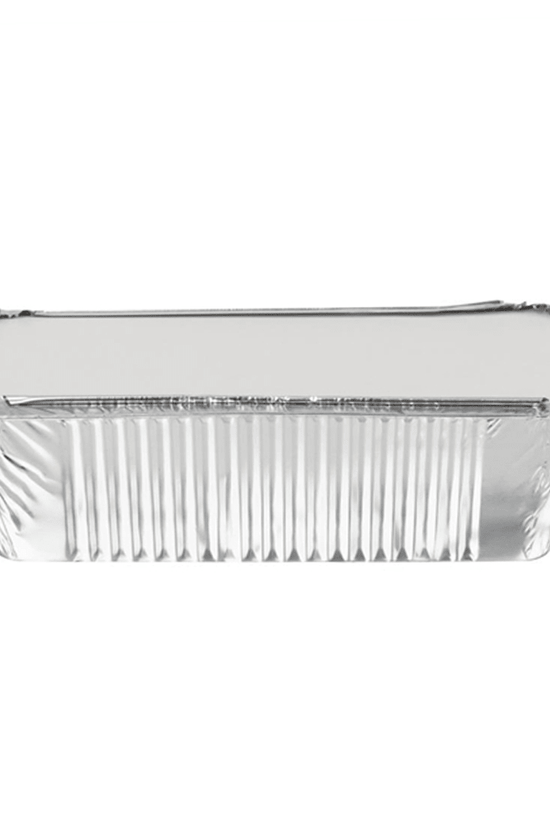 Lid To Suit 560mL & 860mL Oblong Foil Takeaway Tray - 500/CTN - TEM IMPORTS™