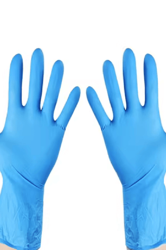 Long Cuff Blue Nitrile Gloves Extra Large (XL) - 1000/CTN