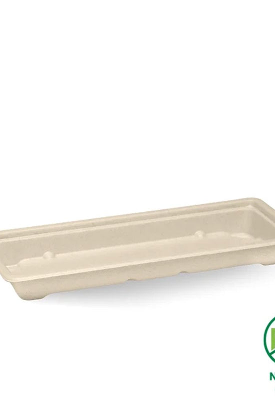 Long Natural Plant Fibre Sushi Tray - 600pcs/Ctn - TEM IMPORTS™