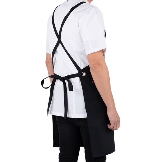 Luca Bib Apron - Black - TEM IMPORTS™