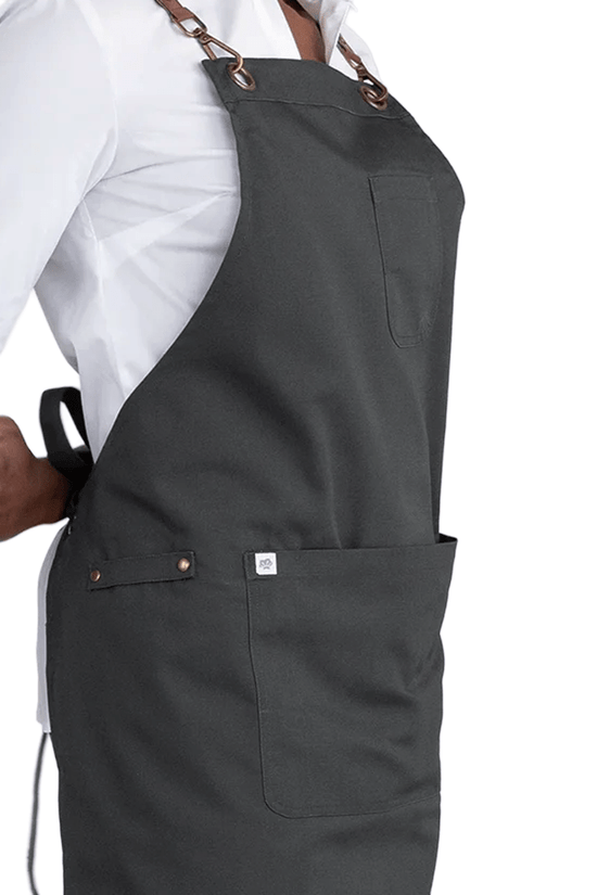 Luca Bib Apron - Bottle Green - TEM IMPORTS™