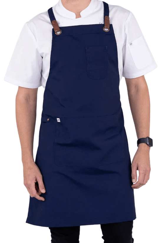 Luca Bib Apron - Navy - TEM IMPORTS™