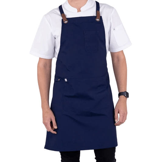 Luca Bib Apron - Navy - TEM IMPORTS™