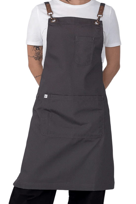 Luca Bib Apron - Slate Grey - TEM IMPORTS™