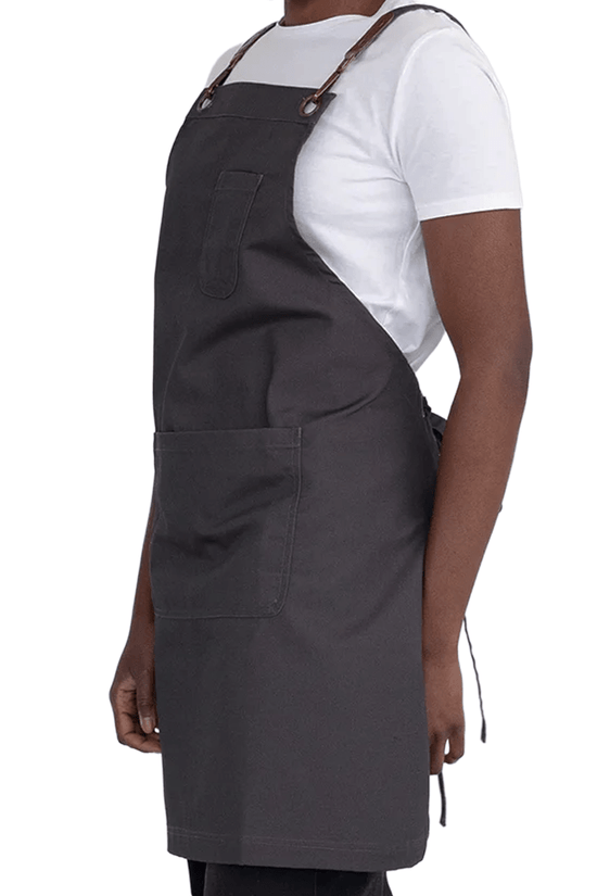 Luca Bib Apron - Slate Grey - TEM IMPORTS™