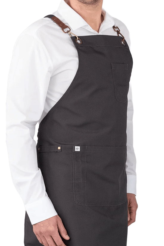 Luca Bib Apron - Slate Grey - TEM IMPORTS™