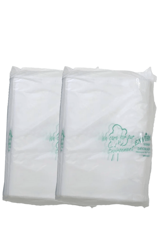 MaxValu Degradable 240L Heavy Duty Bin Liners Clear - 100/CTN - TEM IMPORTS™