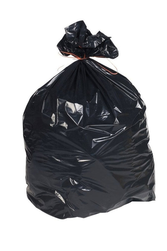Medium 27Ltr Kitchen Office Tidy Bin Liners - Black - TEM IMPORTS™