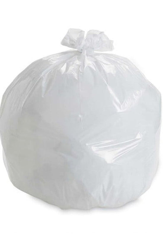Medium 27Ltr Kitchen Office Tidy Bin Liners - White - TEM IMPORTS™