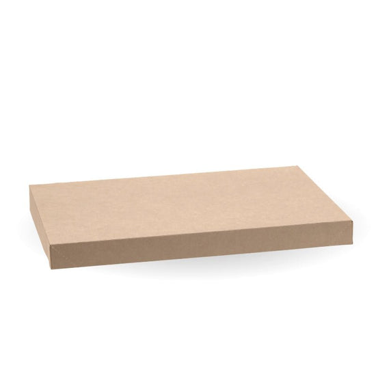 Medium BioBoard Catering Tray No Window Lid - 100pcs/Ctn - TEM IMPORTS™