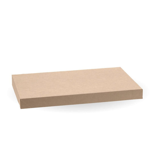 Medium BioBoard Catering Tray No Window Lid - 100pcs/Ctn - TEM IMPORTS™