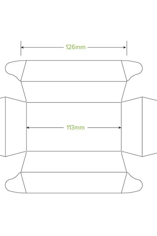 Medium BioBoard Sushi Tray - 300/CTN - TEM IMPORTS™