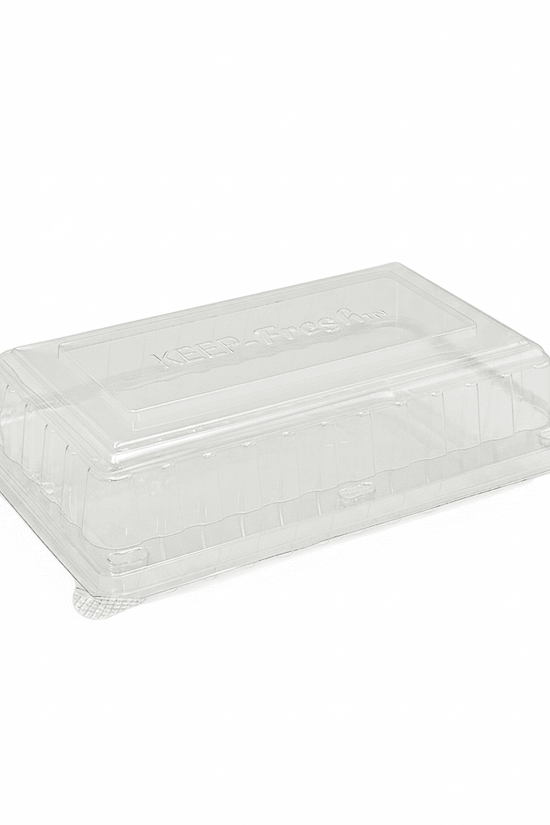 Medium Cake Hinged Lid Container - 200/CTN - TEM IMPORTS™