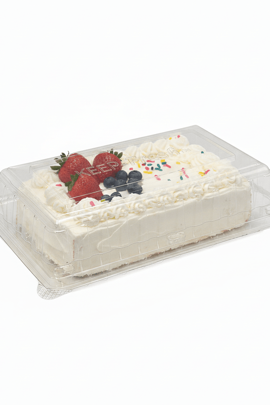 Medium Cake Hinged Lid Container - 200/CTN - TEM IMPORTS™