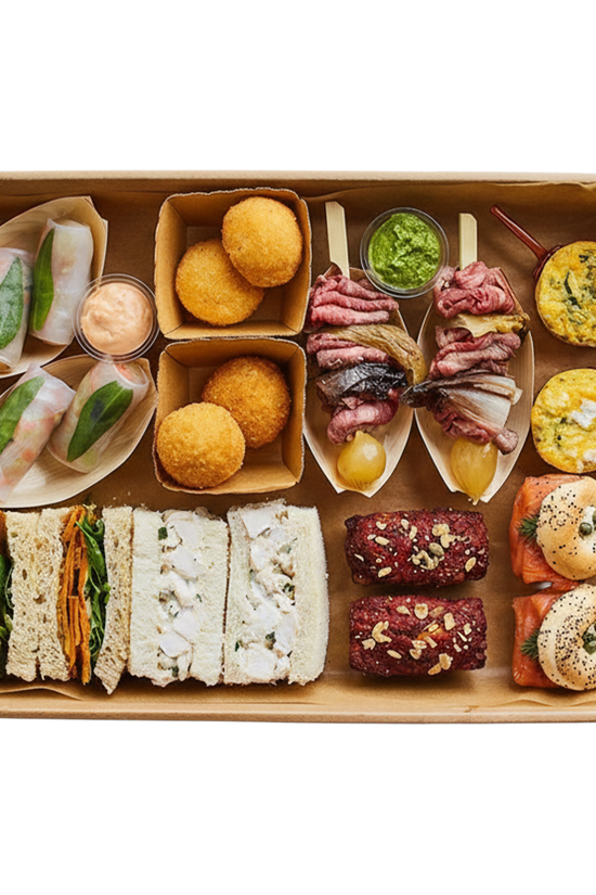 Medium Plus Kraft Corrugated Catering Tray - 50/CTN - TEM IMPORTS™