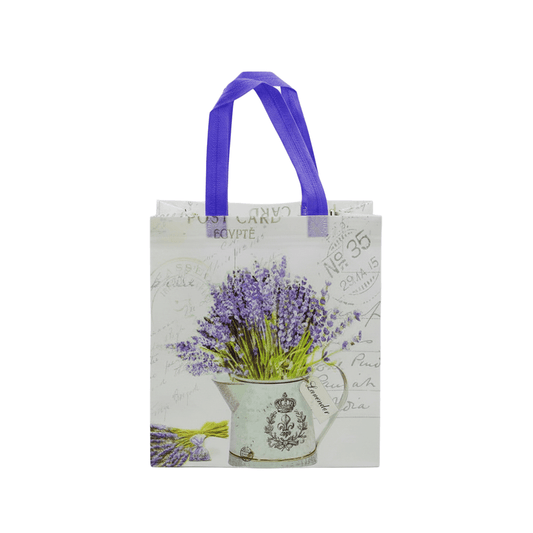 Medium PP Printed Lavender Pot Non - Woven Bag - Pack of 10 - TEM IMPORTS™