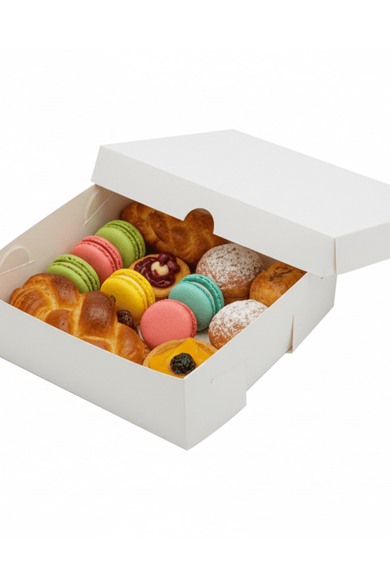 Milkboard Cake Tray White 19 - 200/CTN - TEM IMPORTS™